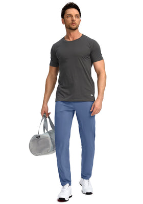 Pudolla men's golf pants casual-wear style for travel and workouts.