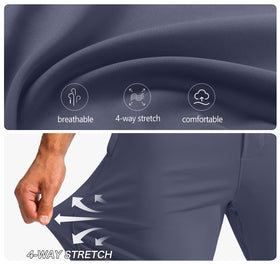 Pudolla dusty blue golf pants provide versatile casual and sport-ready style.