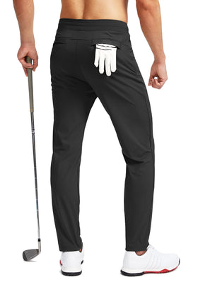 Pudolla pants with elastic drawstring waistband for a customizable, comfortable fit.