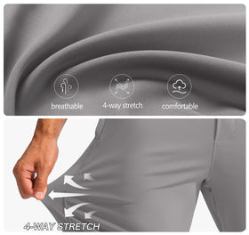 Pudolla golf pants in light grey suit casual wear and travel