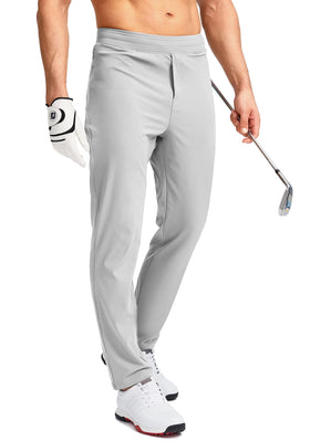 Pudolla mens golf pants stretch fabric for unrestricted movement on course