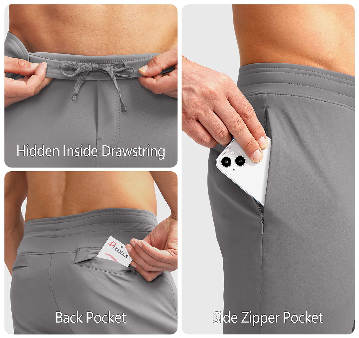 Pudolla UPF50+ pants protect skin during outdoor activities.