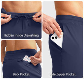 Pudolla upf50+ pants protect from sun while playing outdoors.