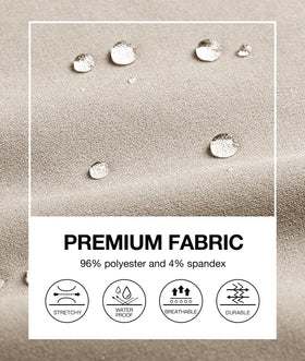 PULI golf pants waterproof and wrinkle-free for travel and rounds.