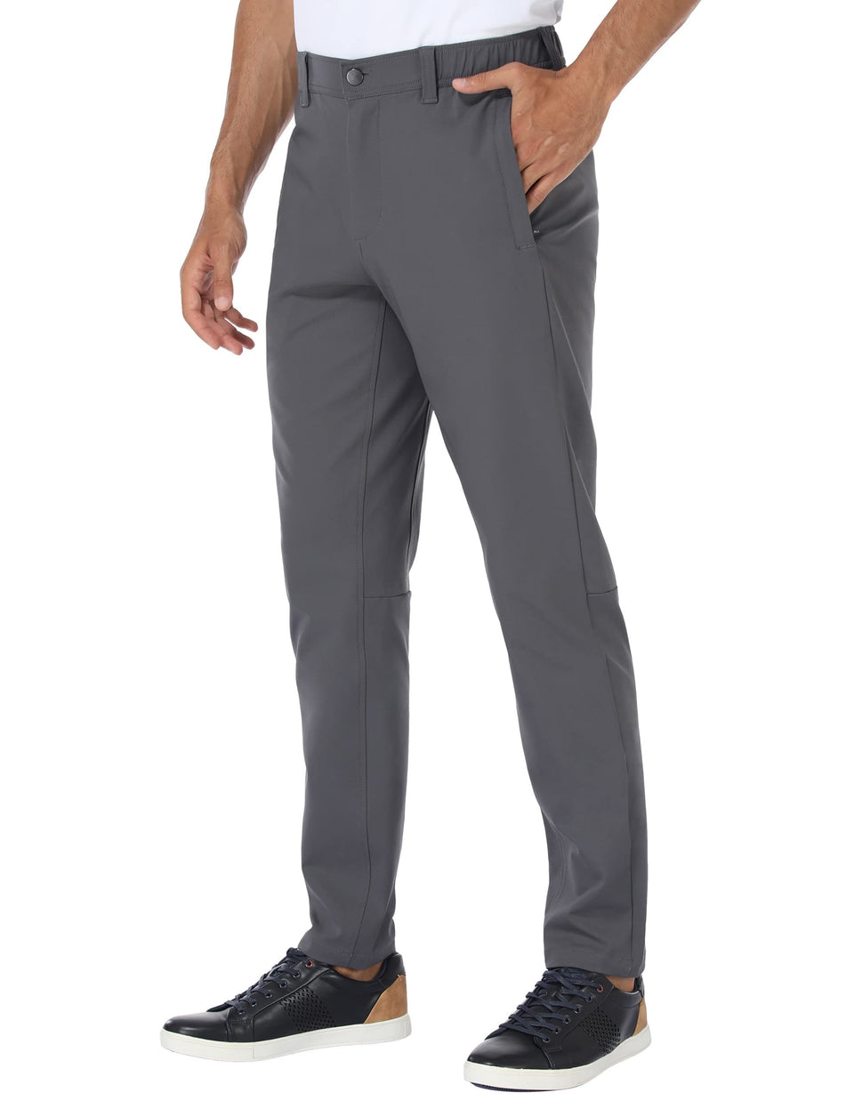 PULI men's golf pants with lightweight stretch for easy movement on the course