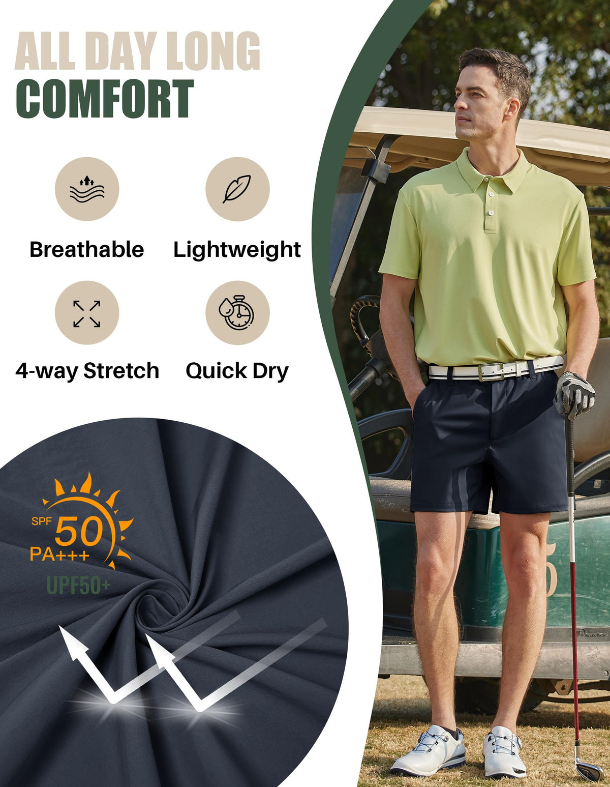 PULI stretch waistband closeup highlighting flexible fit
