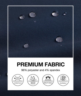 PULI stretch golf pants worn during a hike, highlighting comfort in outdoor activities
