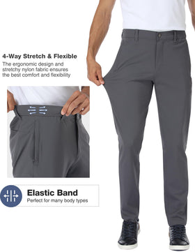 PULI pants with zipper pockets for secure storage during rounds