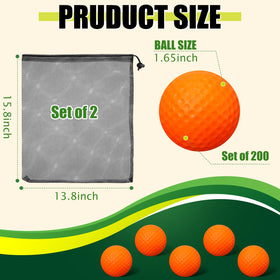 PullCrease practice balls in orange support quiet, limited-flight training.