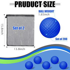 PullCrease bright blue balls provide high visibility on turf.