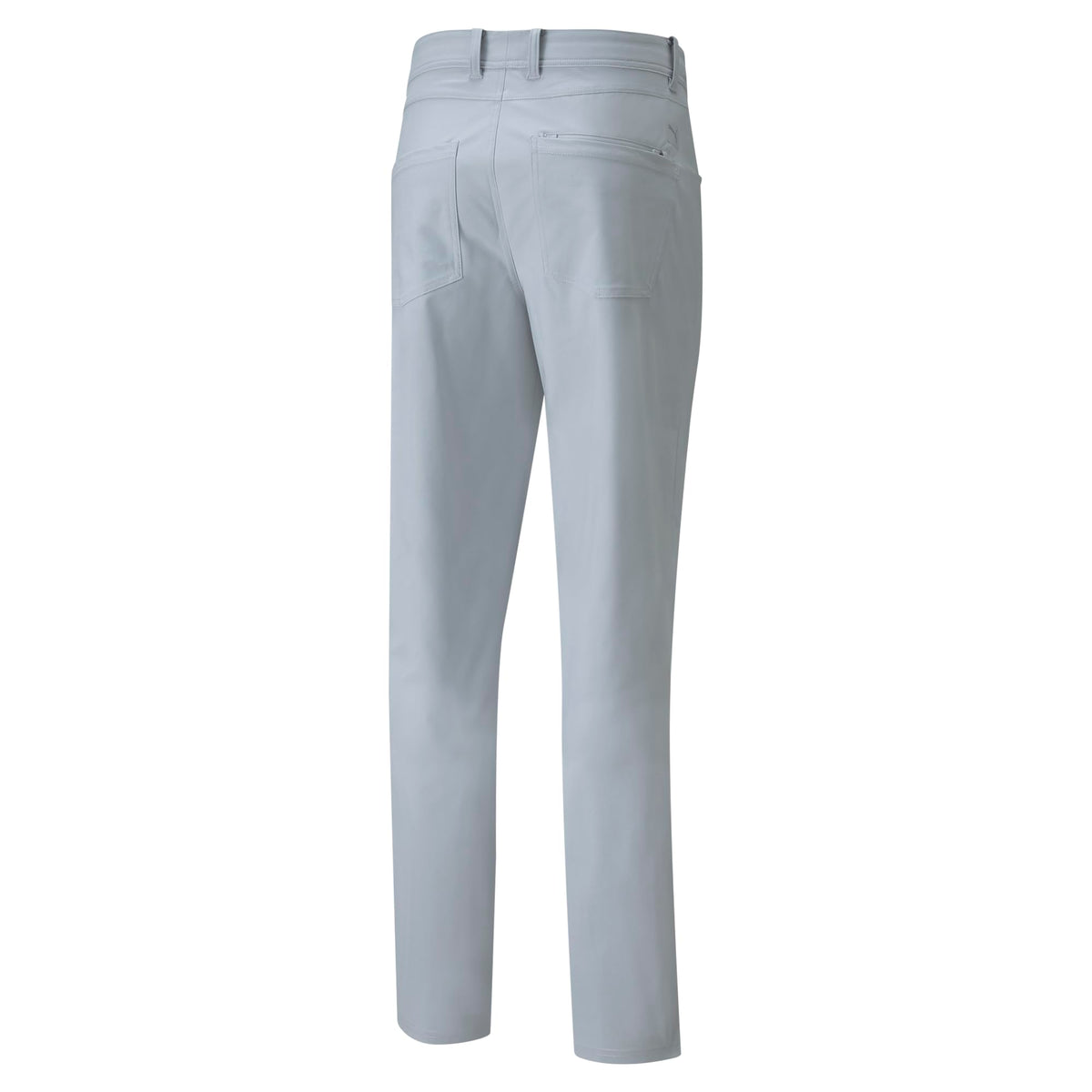 PUMA 101 golf pants side view highlighting tapered fit and moisture-wicking fabric.