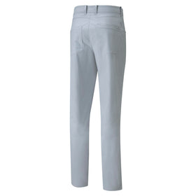 PUMA 101 golf pants side view highlighting tapered fit and moisture-wicking fabric.