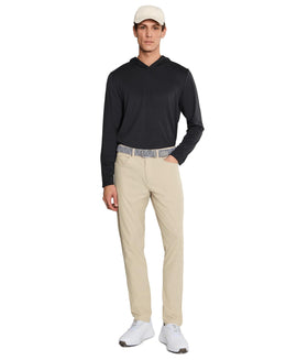 PUMA 101 Premier pants birch side view showing flexible movement.
