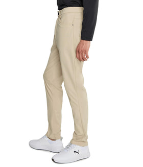 PUMA 101 Premier 5 Pocket Pants waist closure close-up showing secure, comfortable fit.