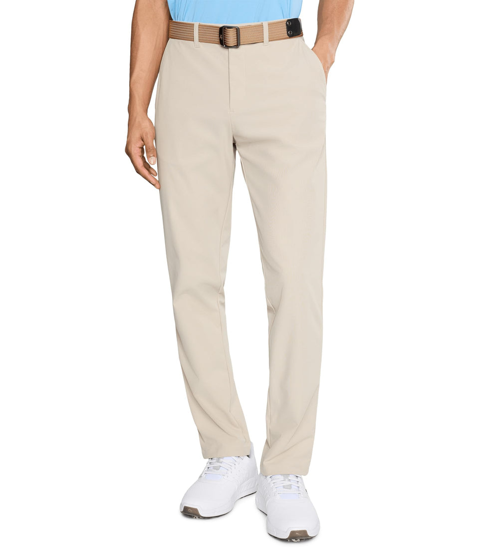 PUMA 101 Premier Pants Birch front view with sleek tailored fit