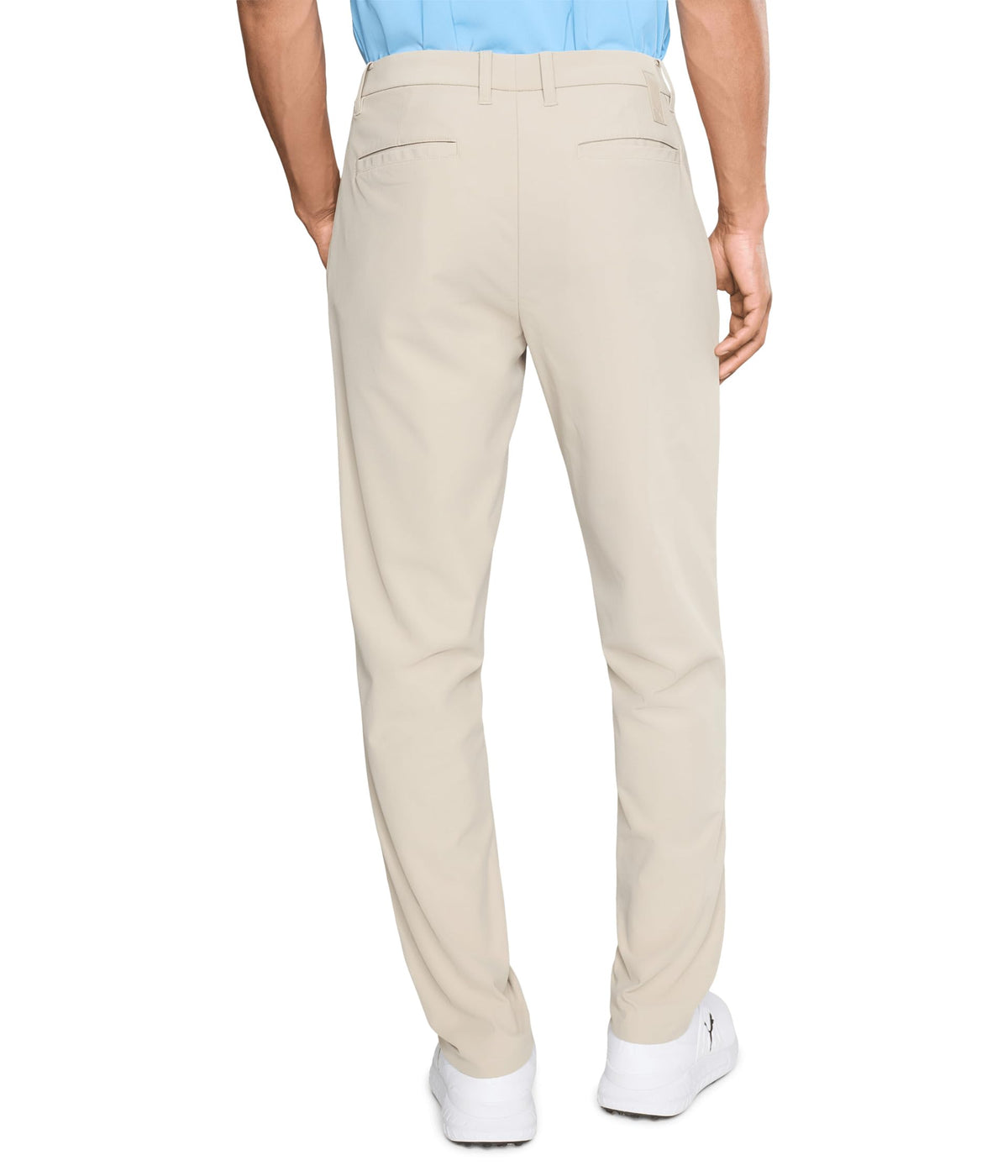 PUMA 101 Premier Pants Birch tailored fit creates a sharp modern silhouette.