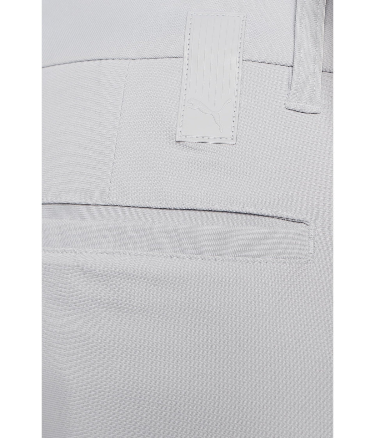 PUMA 101 Premier Pants platino gray on-course view demonstrates versatile styling