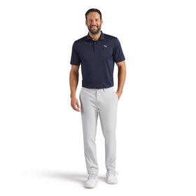 PUMA 101 Pure Tailored Golf Pant Platino Gray pocket detail showing chino pockets