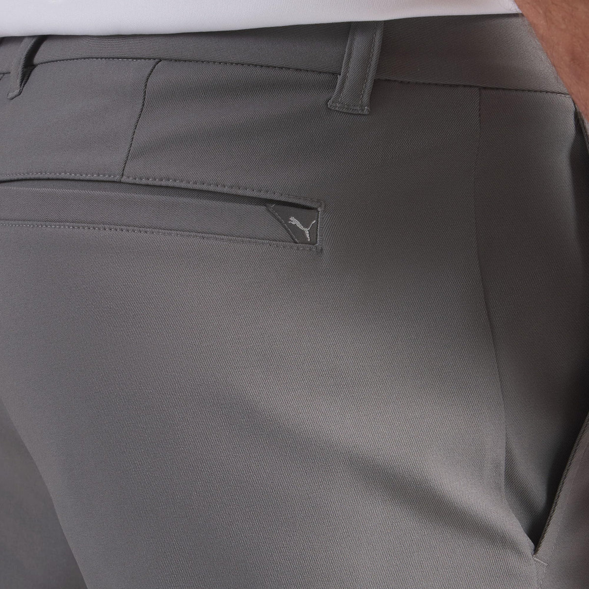 PUMA 101 Pure Tailored Golf Pant waistband detail shows silicone grip for stability