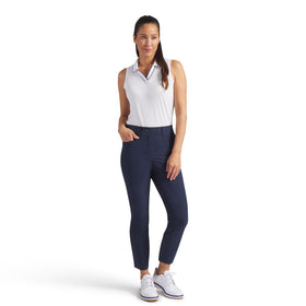 PUMA Avant Slim Golf Pant fabric detail showcases recycled materials.