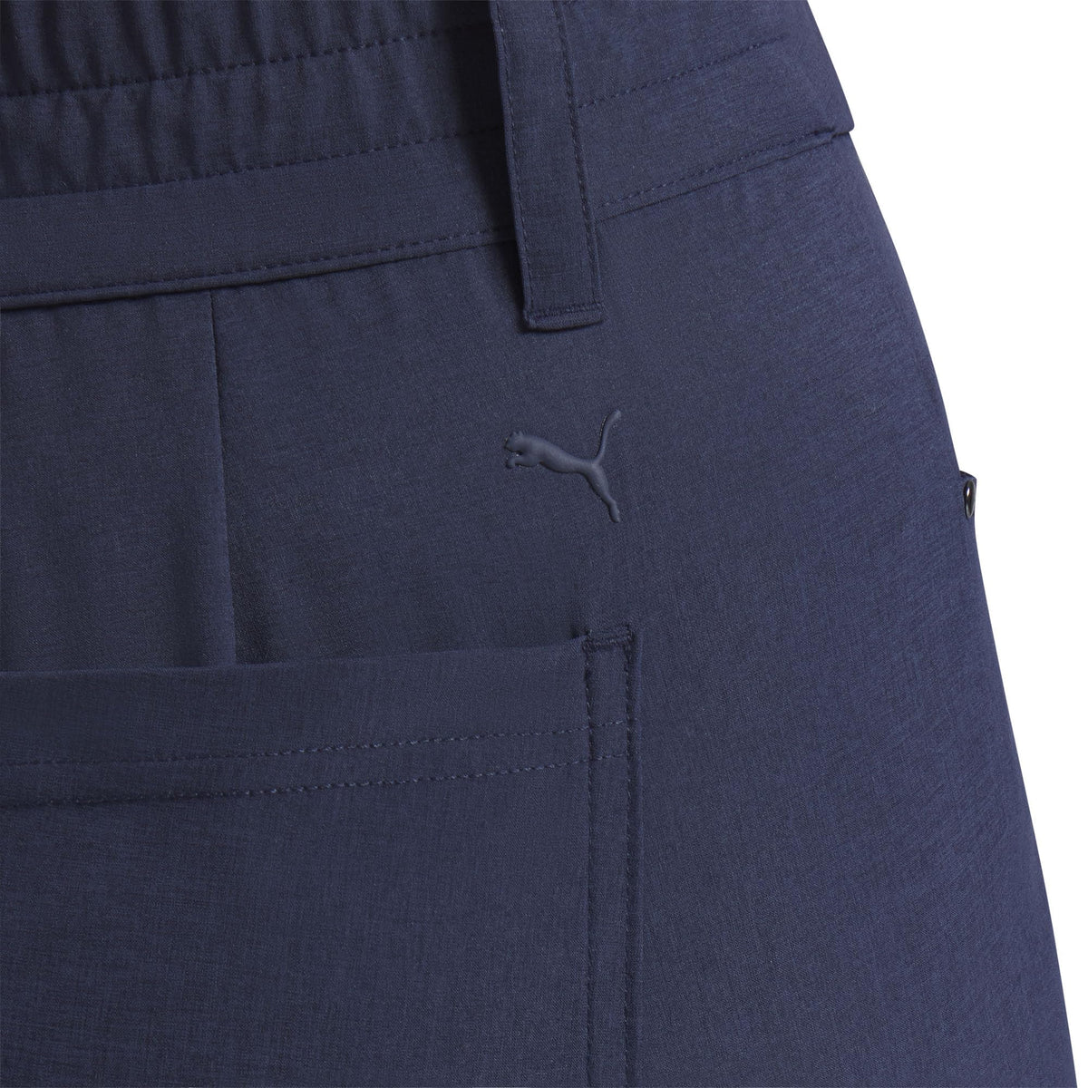 PUMA Avant Slim Golf Pant deep navy windcell detail blocks wind for smoother rounds