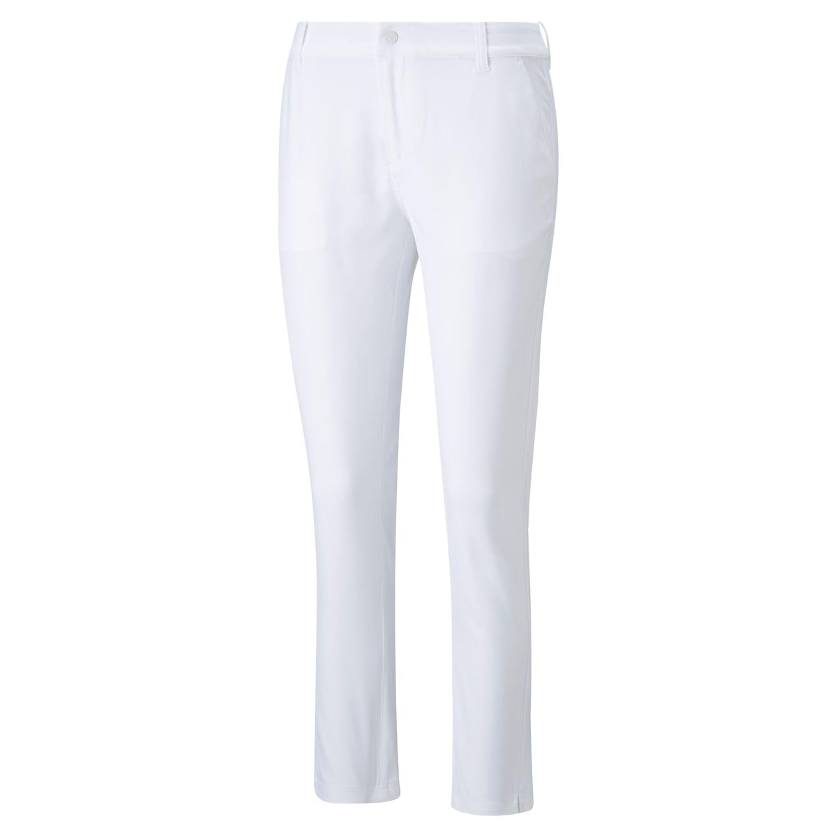 PUMA Boardwalk Pant front view highlights breathable, moisture-wicking comfort.