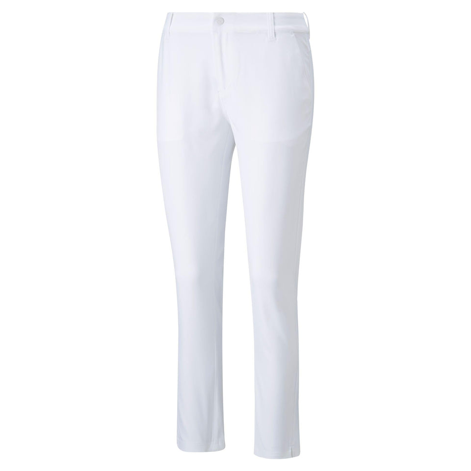 PUMA Boardwalk Pant front view highlights breathable, moisture-wicking comfort.