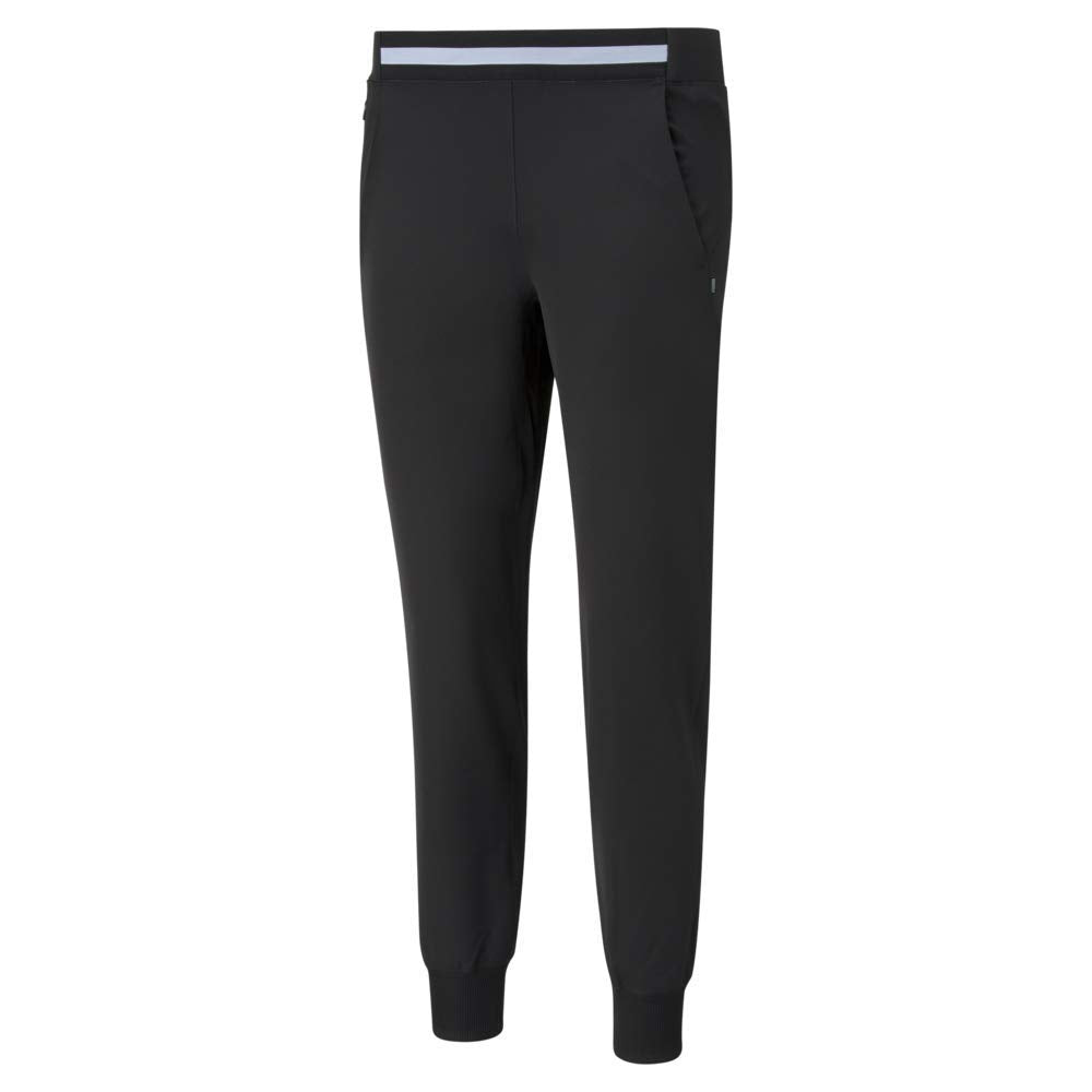 PUMA Del Mar Jogger Golf Pants on model, dry comfort and flexible movement for course use