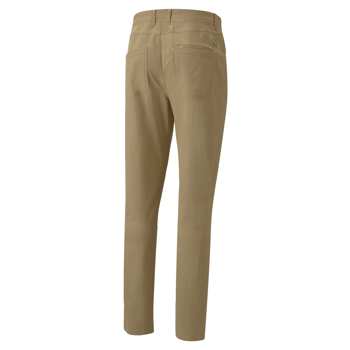 PUMA Golf 101 pant on-model displays antique bronze shade.