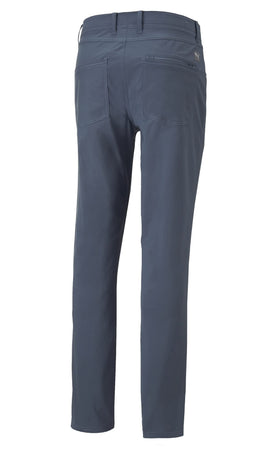 Puma Golf 101 Pant Evening Sky back view highlighting UPF 50+ sun protection and streamlined fit.