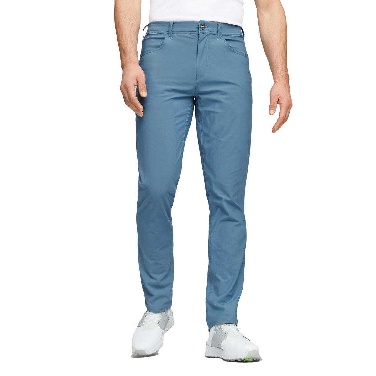 PUMA Golf 101 Pant front view shows streamlined style with moisture-wicking fabric.