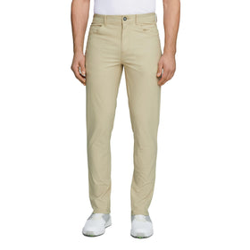 Puma Golf 101 Pant White Pepper front view with breathable moisture-wick fabric
