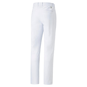 PUMA Golf Dealer 5 Pocket Pant close-up of breathable material highlights fabric quality.