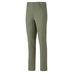 PUMA GOLF Dealer 5 Pocket Pant, Dark Sage, Duramesh pockets for durable storage.