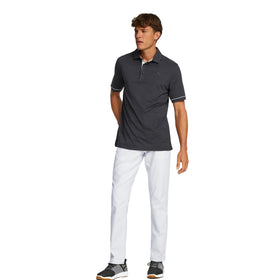 PUMA Golf Dealer 5 Pocket Pant pocket detail demonstrates durable Duramesh pockets.