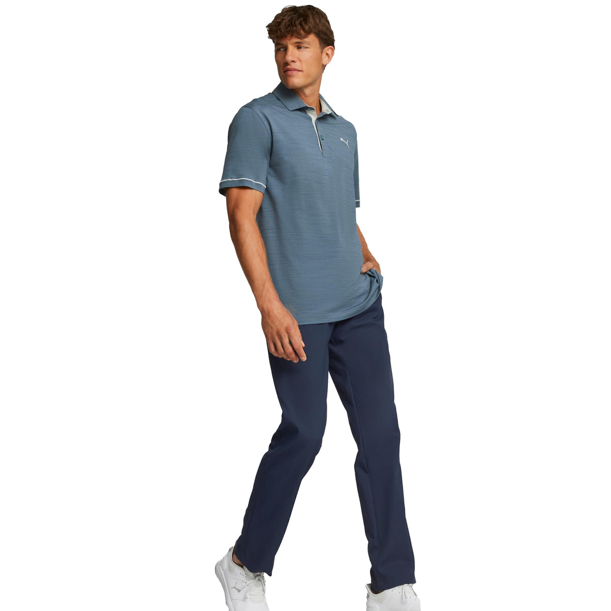 PUMA GOLF Dealer Pant Navy Blazer back pocket detail for lightweight storage