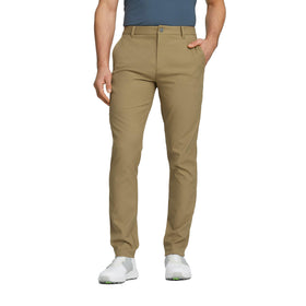 PUMA Golf Dealer Tailored Pant coconut crush front view showing silhouette and versatility
