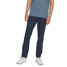 PUMA GOLF Dealer Tailored Pant Navy front view with stretch fabric for all-day comfort