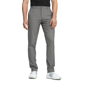 PUMA Golf Dealer Tailored Pant front view shows a sleek, versatile fit for golf and work.