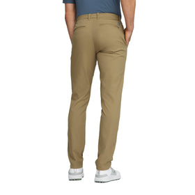 PUMA Golf Dealer Tailored Pants Coconut Crush, side view, lightweight pockets for essentials