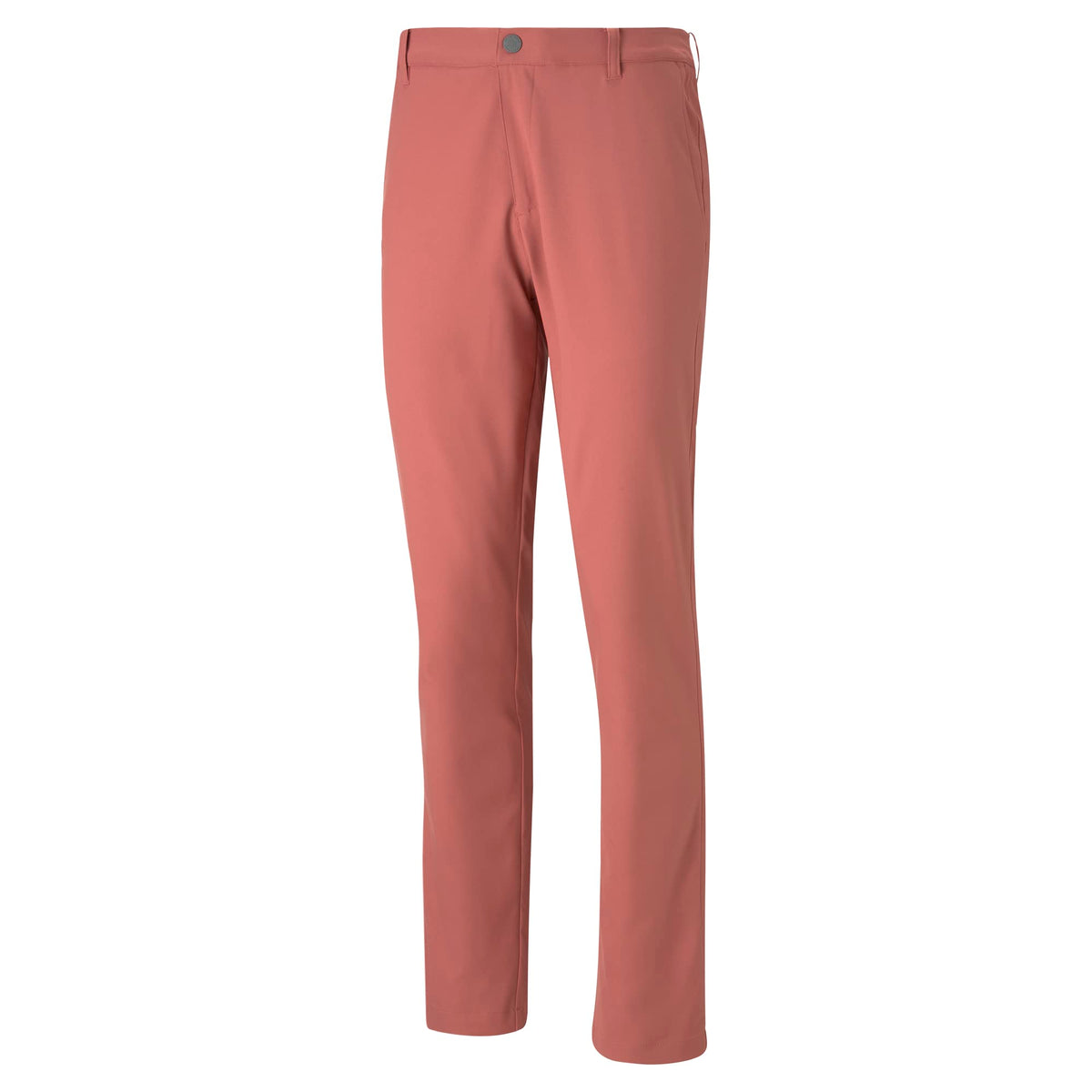 PUMA Golf Dealer Tailored Pants fabric detail, premium material and UPF protection.