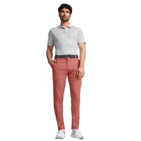 PUMA Golf Dealer Tailored Pants side view, highlighting 2-way stretch for mobility.