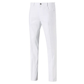 PUMA Golf Jackpot pant shows floral pocketbags with classic 5-pocket styling