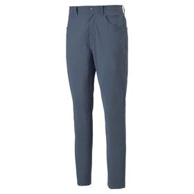 PUMA Golf Men's 101 Pant Evening Sky, front view; moisture-wicking comfort for sunny days.