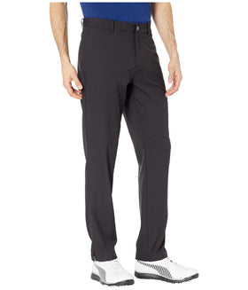 PUMA Golf Jackpot Pant waistband detail in black with silicone grip for tucked-in shirt.