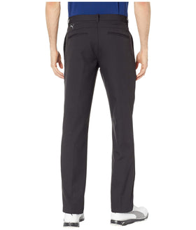 PUMA Golf Jackpot pant side view highlights stretch waistband and secure fit