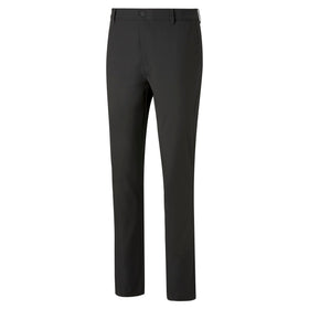 PUMA GOLF Dealer Tailored Pants front view with breathable stretch fabric for comfort