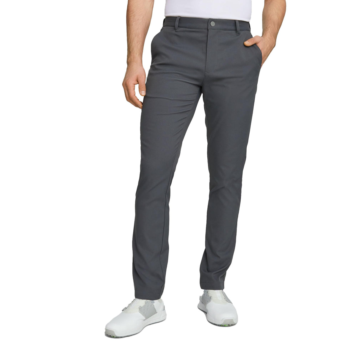 PUMA GOLF Dealer Tailored Pants front view showing versatile style for golf and work.