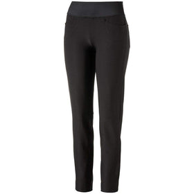 PUMA Golf PWRSHAPE pant back view features bonded waistband for a slim profile.