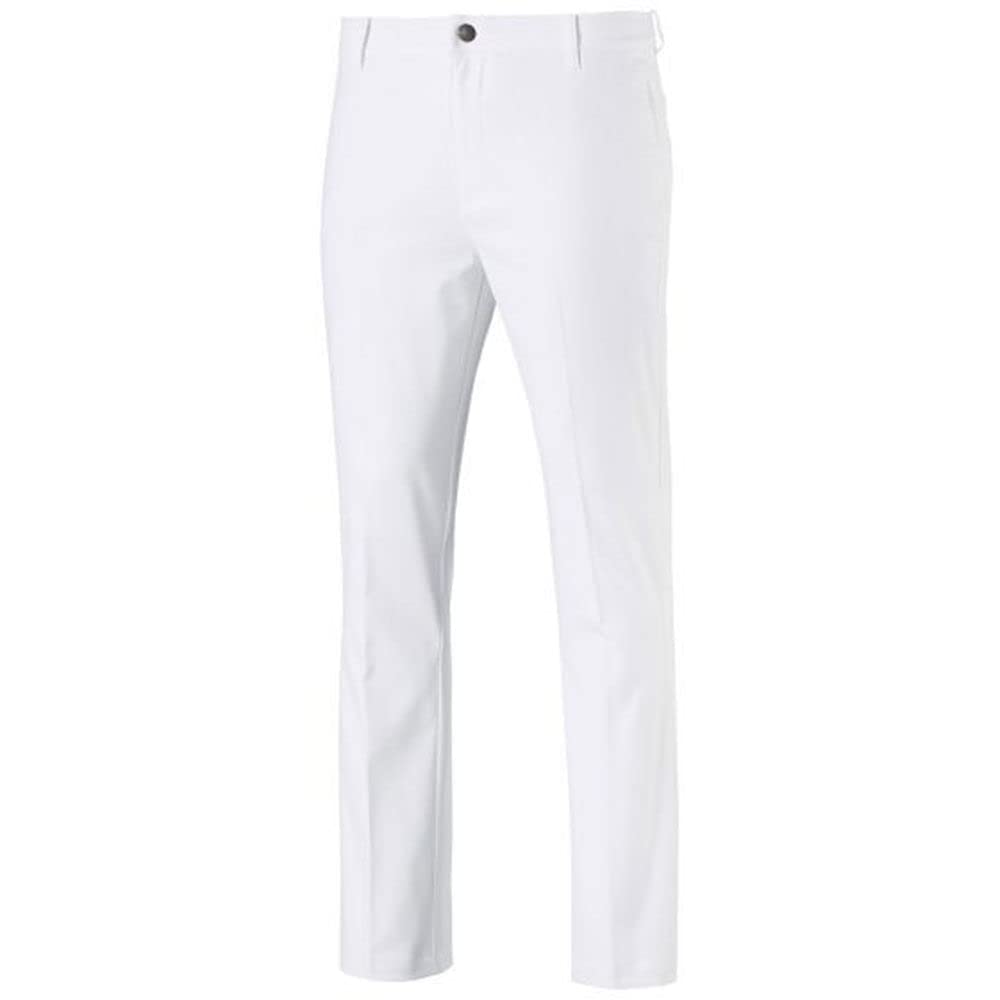 PUMA Golf Jackpot Pant front view showing tailored fit and all-day comfort on the course